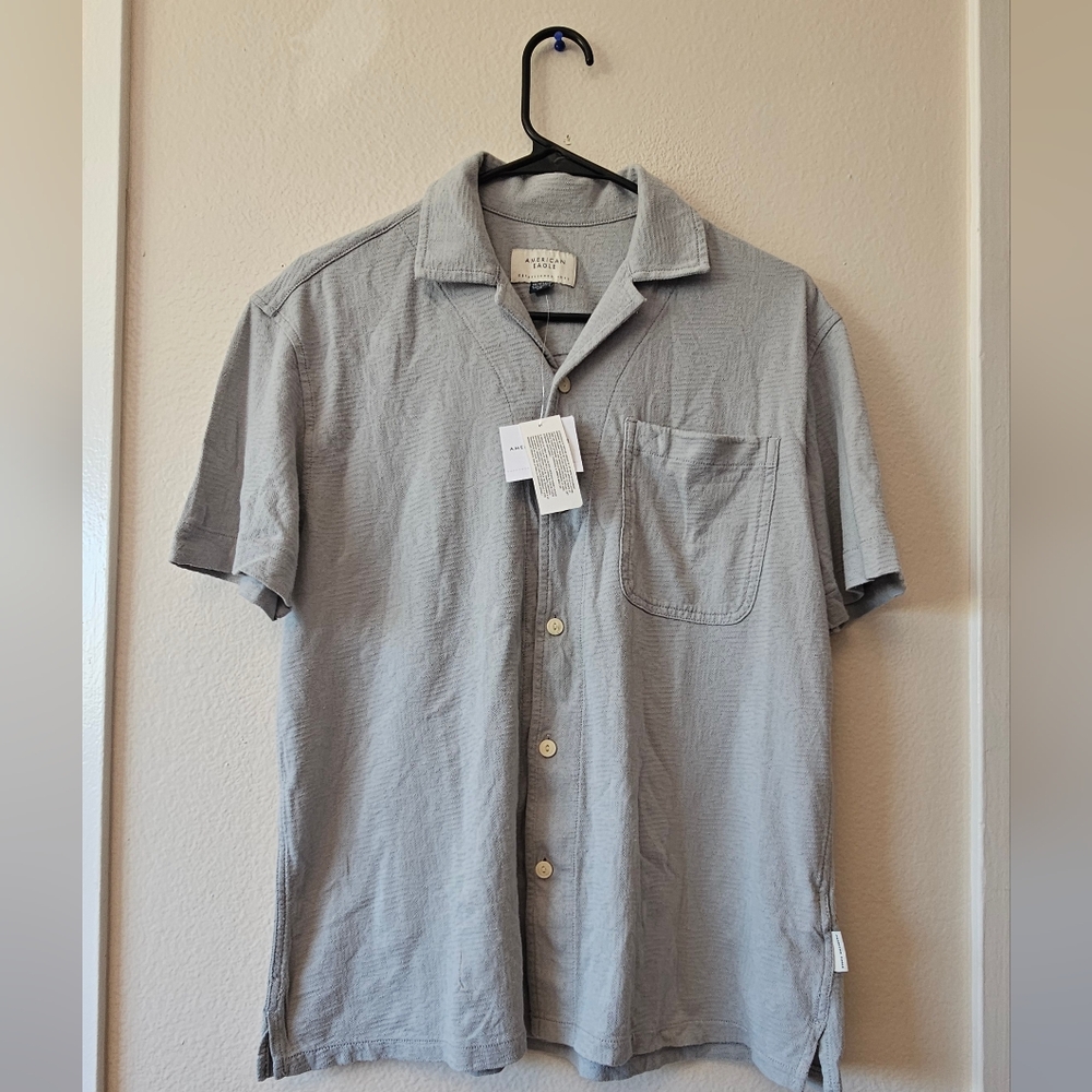 Gray Button-Up Shirt by Saturdays New York City